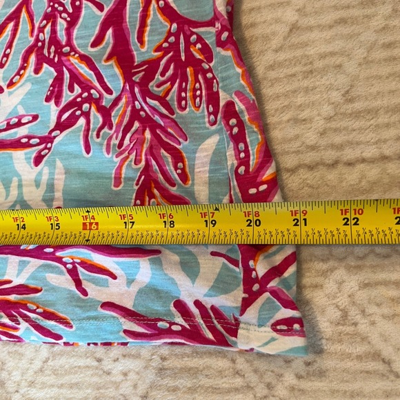 Lilly Pulitzer Underwater Escape Coral Reef Essie Tank Top Sleeveless Women's M - Picture 5 of 8